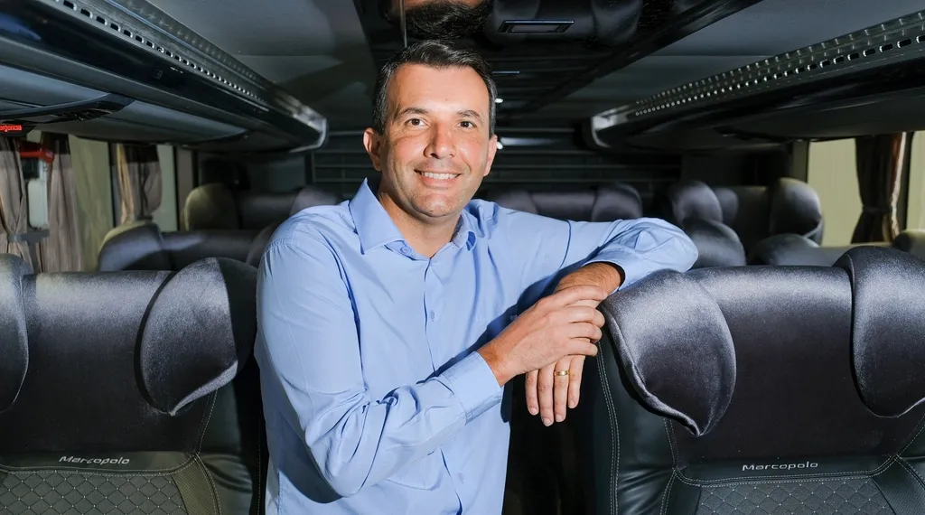 Ricardo Portolan, diretor de Operações Comerciais Mercado Interno e Marketing da Marcopolo (Arquivo/Divulgação Marcopolo)